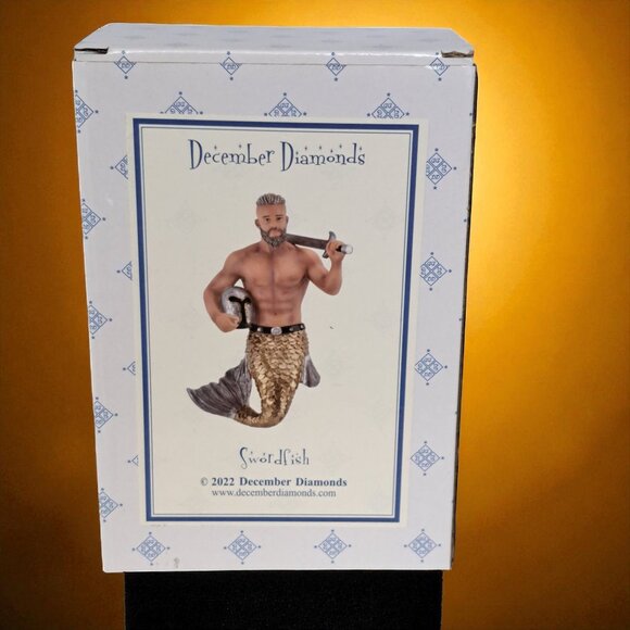 December Diamonds 55-55169 Swordfish Merman Ornament - Picture 2 of 14